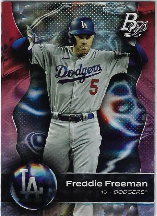 Amazon.com: Freddie Freeman Ice Pattern Foil Collectible Baseball