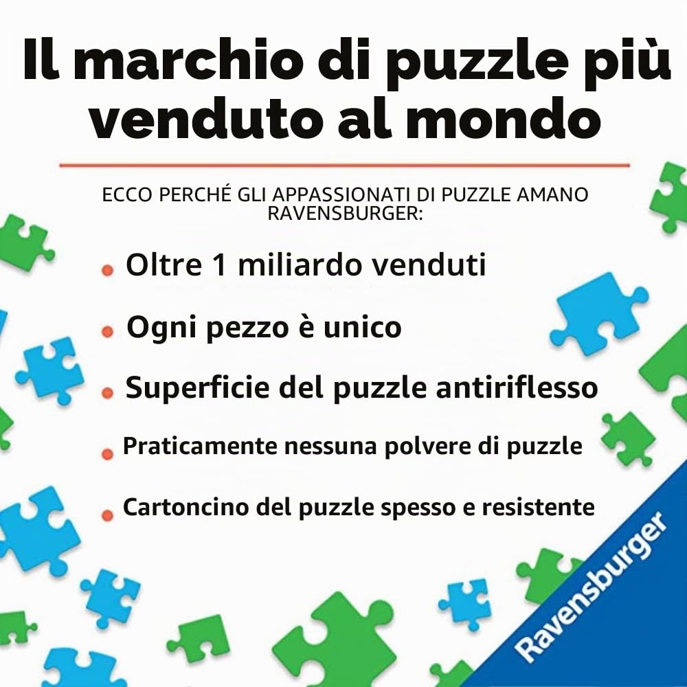 Ravensburger - Puzzle Halloween, 1000 Pezzi, Puzzle per Adulti e Ragazzi, Idea Regalo per Lei o Lui, 70x50 cm