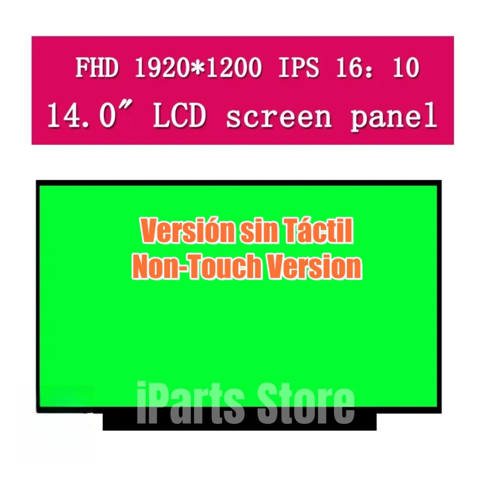Pantalla de Repuesto, Compatible con Acer, Compatible con Aspire, Lite, 14 AL14-31P Sereis N23G1, Panel de Pantalla LCD IPS for portátil de 14,0 Pulgadas 1920x1200