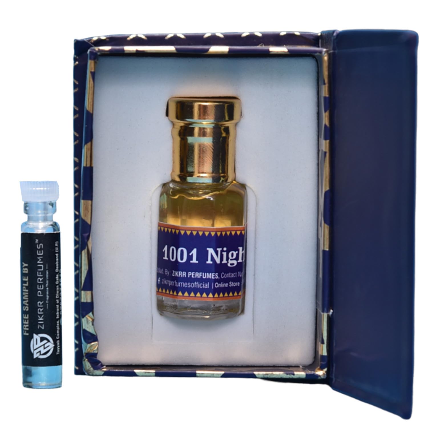 Zikrr Perfumes 1001 night Scented Attar For Men's And Women's | 12 ML
