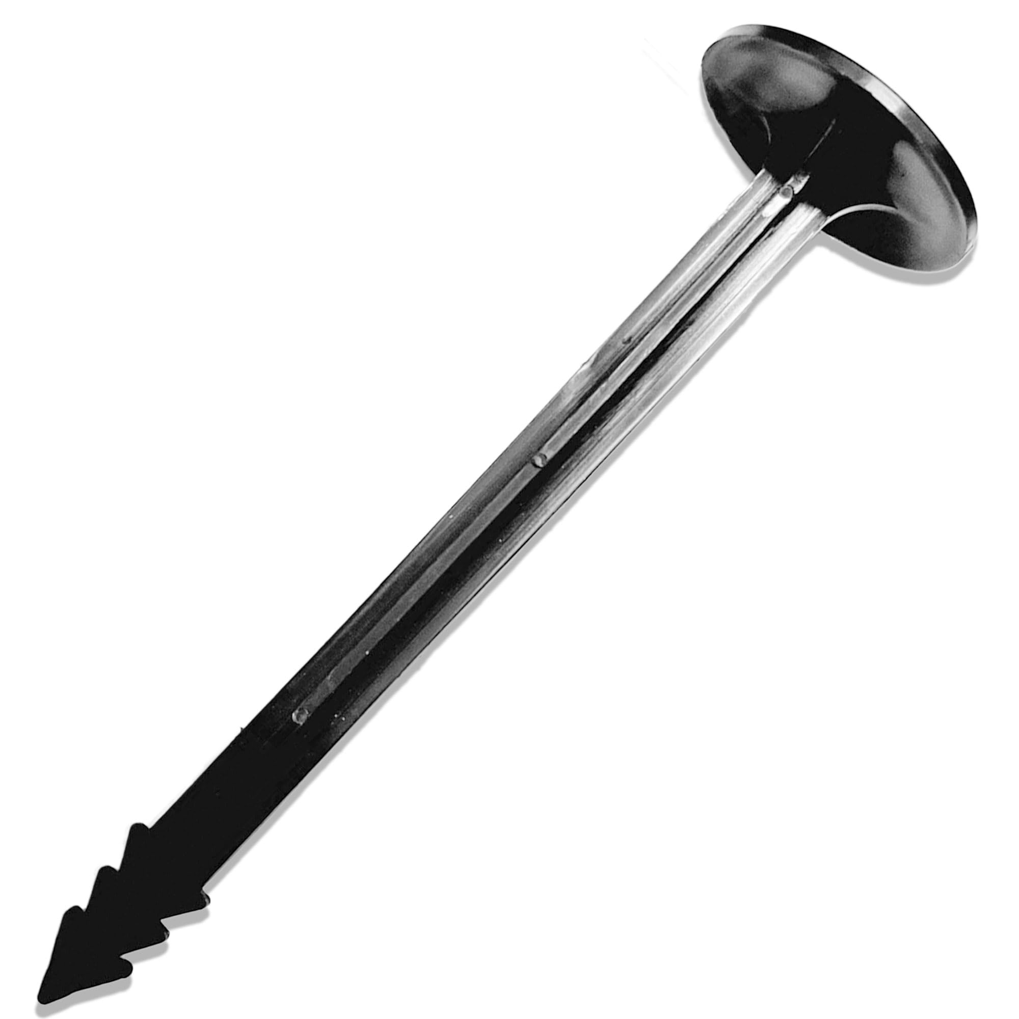 BUILDINGSHOP Anti-UV Plastic Landscape Staples - for Weed Mate, Mulching Sheet, Ground Cover, or Drip Irrigation Tubing - Garden Stakes Pegs