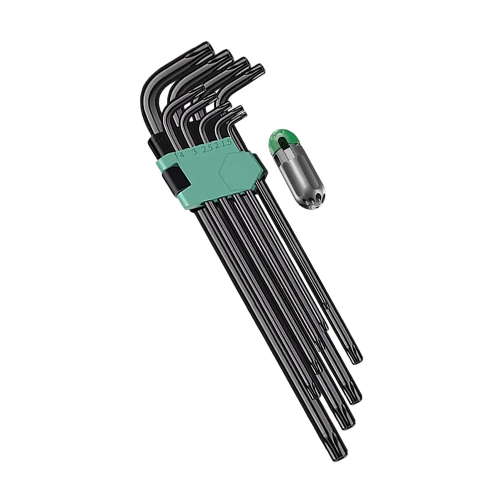 Hsioluted 5/9 Piece L Type Wrench Set Steel Hexagonal Tool L Type Wrench for Automotive Repair and DIYer Maintenance Hexagonal Set