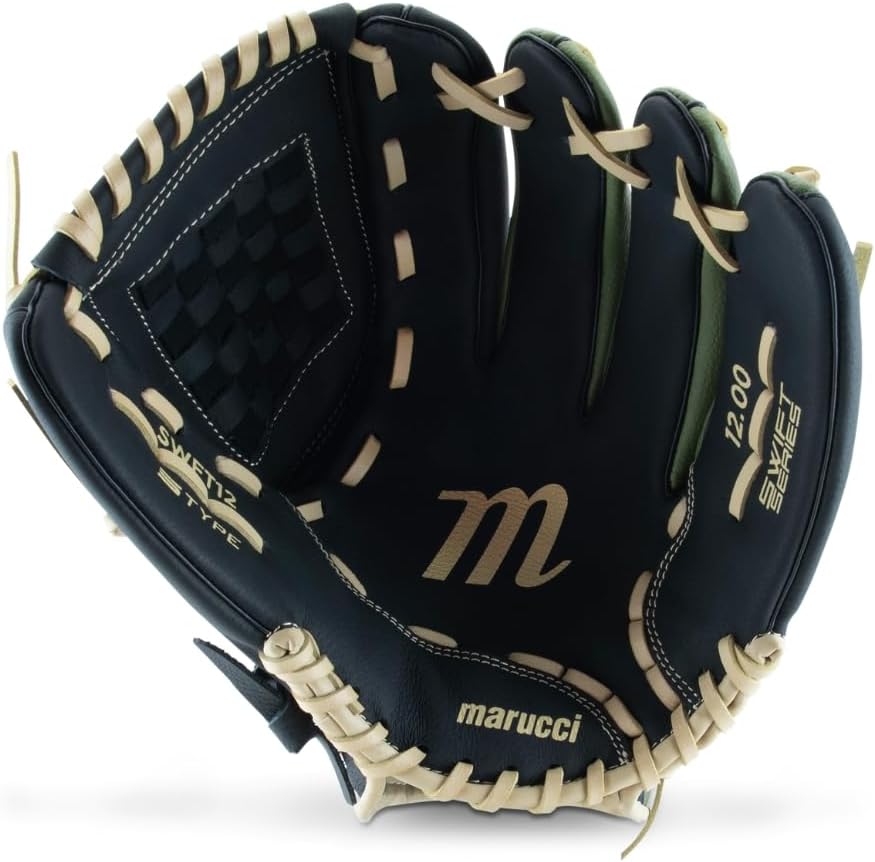 Marucci Swift Series Youth Baseball Glove, 10-10.5" Game Ready Feel, Right & Left Hand Throw
