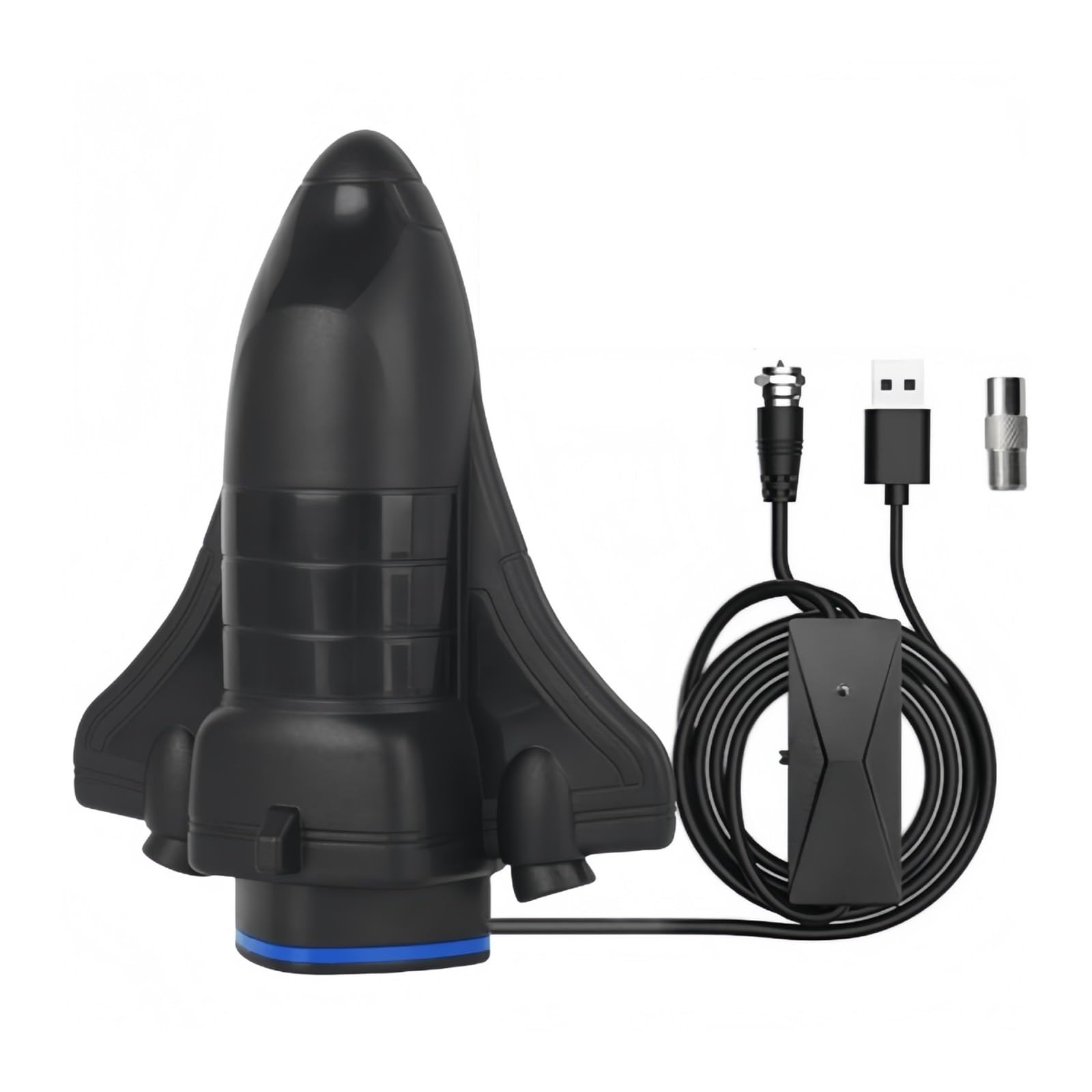 Antenna TV Con Portata Di Oltre 3200 Miglia, Digitale For Interni Ed Esterni Amplificatore Segnale, Antenne HDTV Portatili Che Supportano 4K Copertura più ampia(Blue)