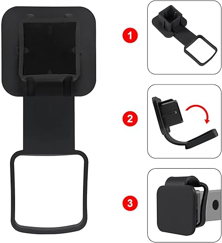 Miniatura 3 de 2 cubiertas de enganche de remolque de 2 pulgadas de 2 pulgadas, enchufe receptor de remolque, tapa de enchufe, receptores de enganche, compatibles