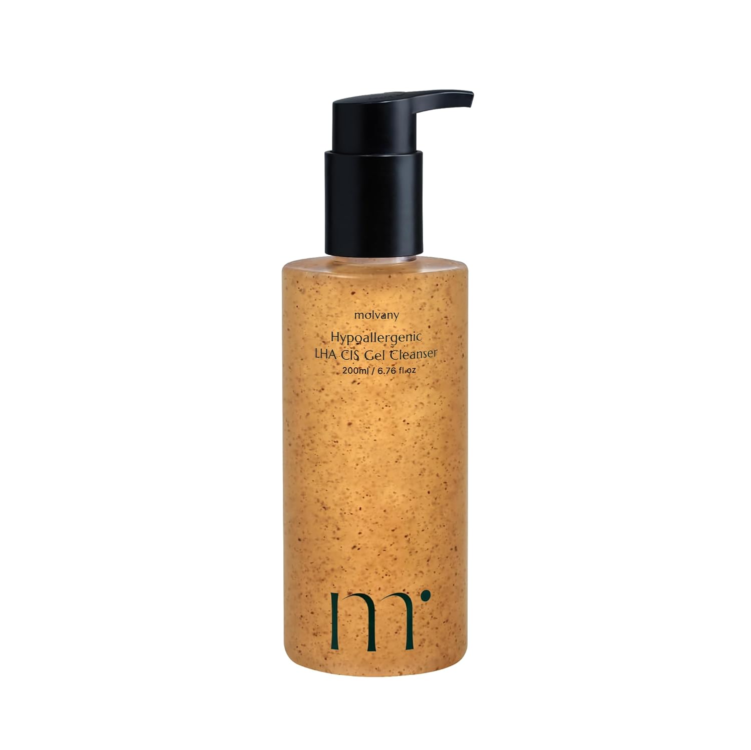 molvany LHA CIS Gel Cleanser - Low pH Korean Facial Wash Skincare for Pore Shrinking, Face Moisturizing, Makeup, Whitehead & Blackhead Remover - 6.76 fl. oz