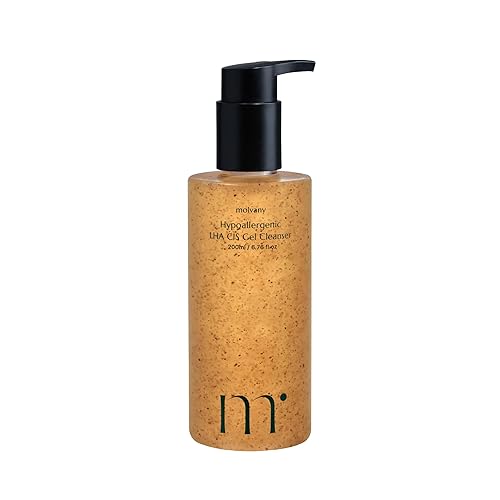 molvany LHA CIS Gel Cleanser  Lavado facial coreano de pH bajo para el cuidado de la piel para encogimiento de poros, hidratación facial,