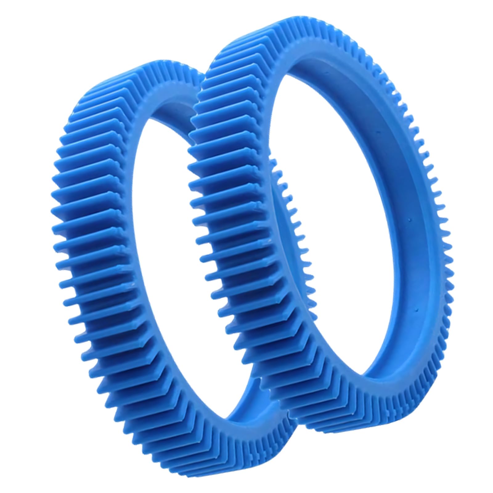 Hzbb Back Tires Alternative Rubber Tires For Automatic Pool Maintenance Unit Enhanced Hump Pattern Grip Forward Resurrected Pool Cleaner Tires