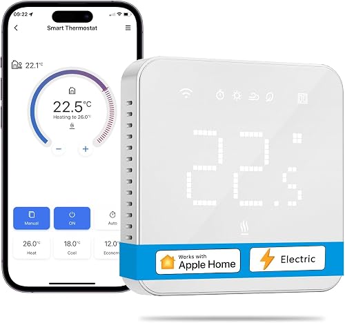 Thermostat connecté pour plancher chauffant électrique Meross