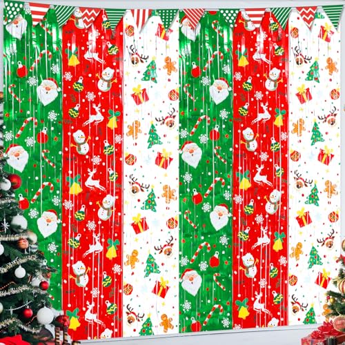 Rideaux en aluminium de Noël Panelee de qualité supérieure 2 pièces
