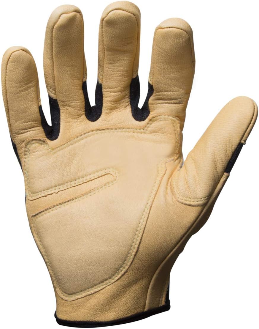 FRGC2-05-009 Fire Resistant Premium Leather Fabricator Gloves, Medium
