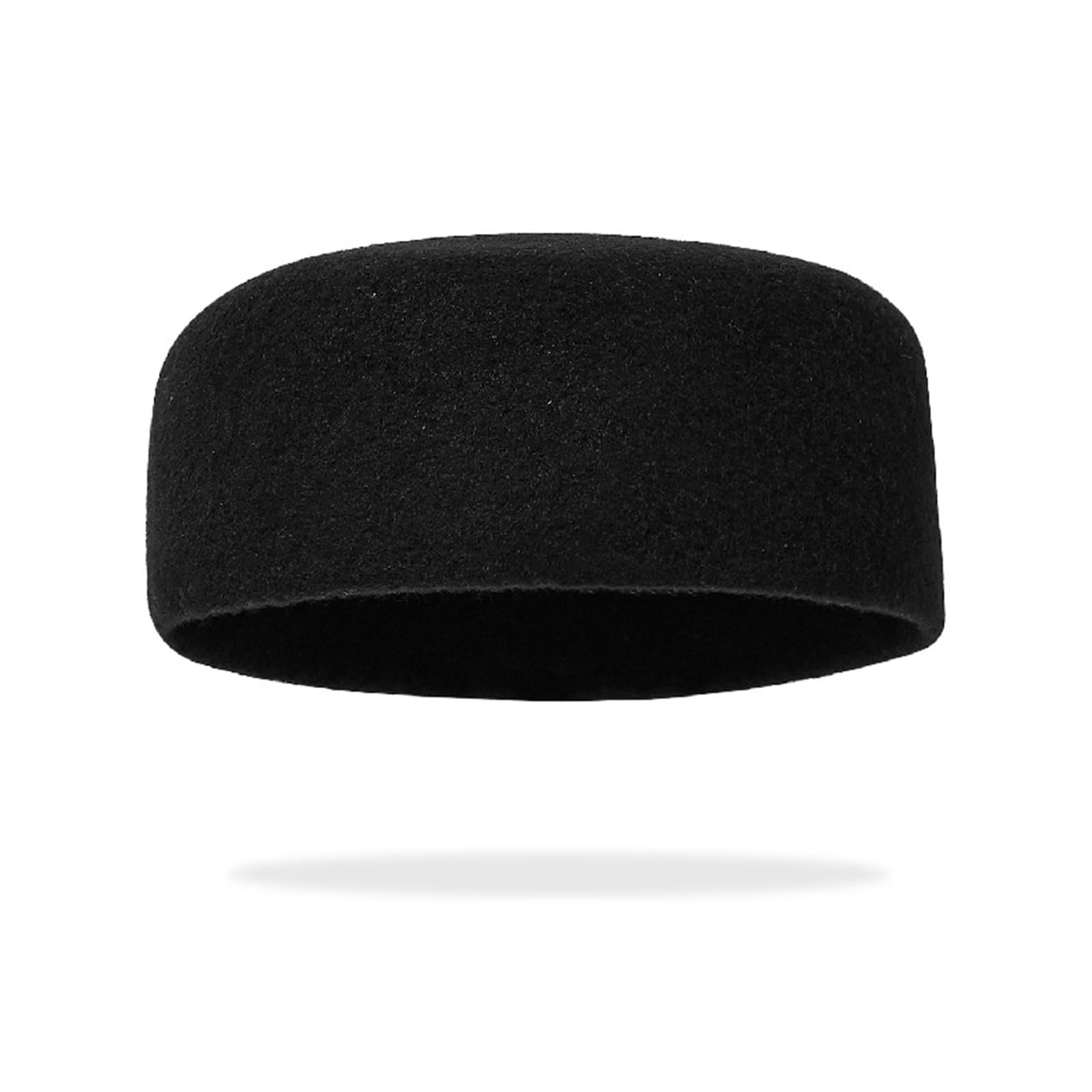 Sombrero de oración para hombre, estilo fedora islámico, 58-60 cm, color negro
