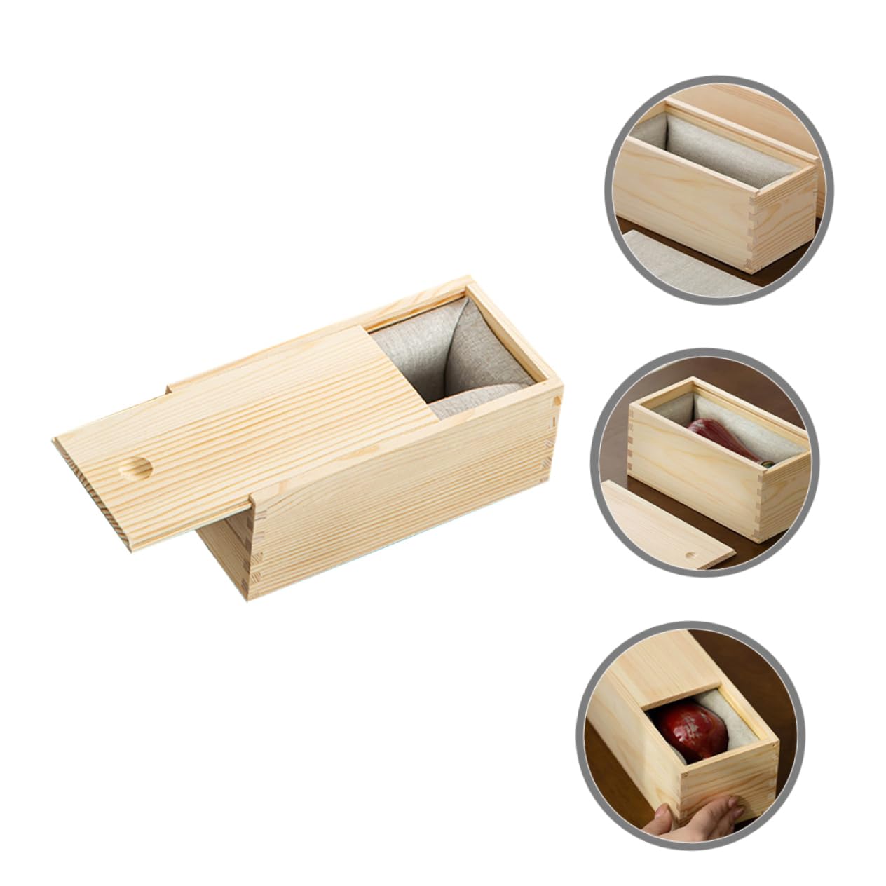 茶道具セット 木製収納ボックス Amazon.co.jp: ボックス ボックス 木製ギフトボックス スライド