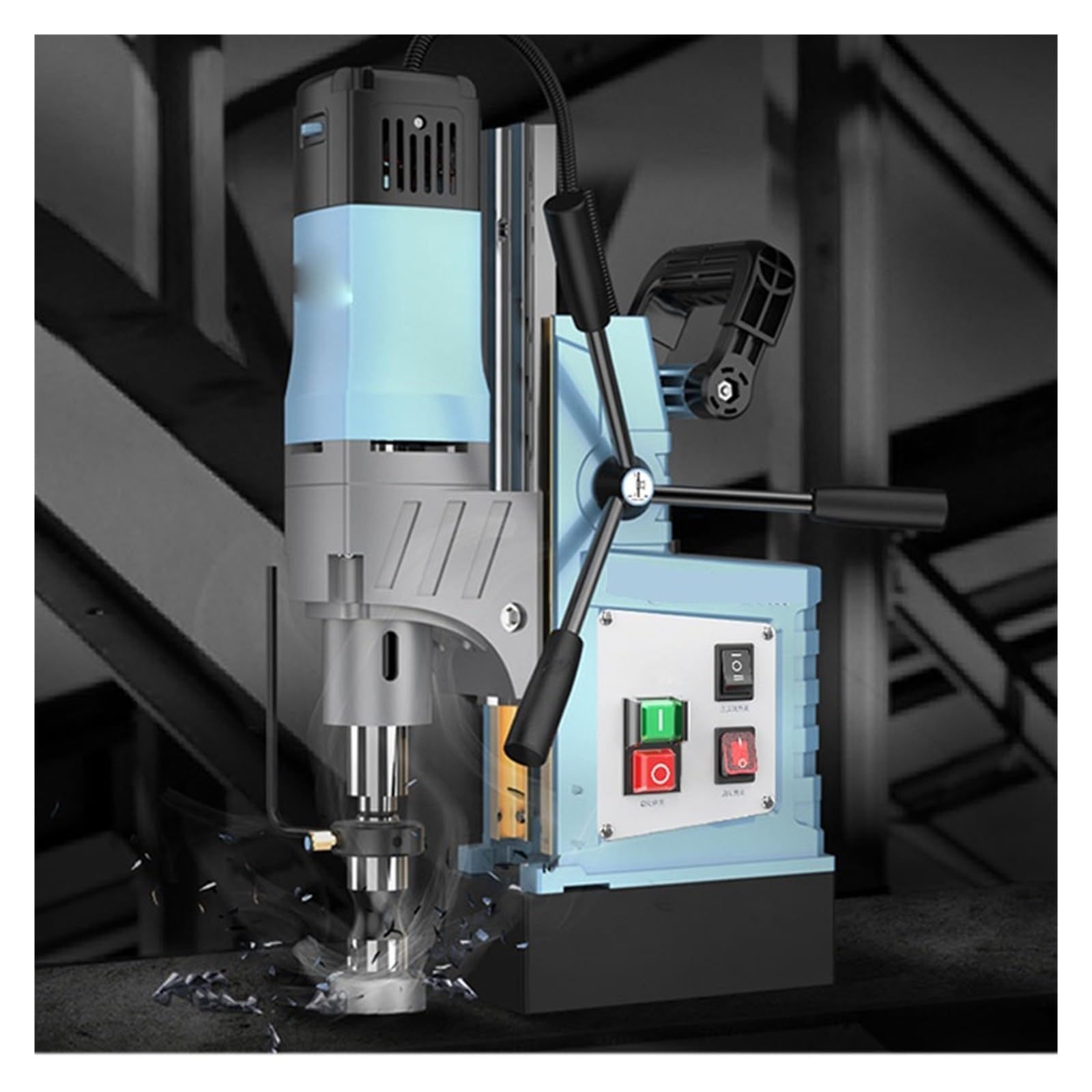 Taladro de columna, Taladro Magnético De Asiento Grado Industrial Banco Electromagnético Succión, Compacto Prensa Metal(ME16K)