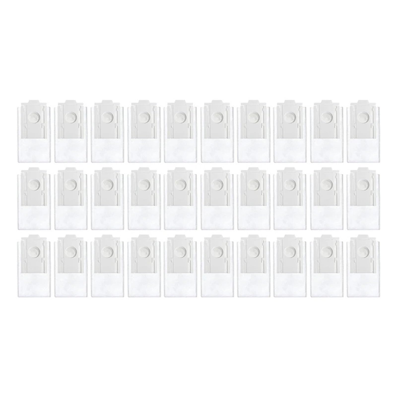 UKDNAEUF Dust Bag Replacements Compatible with Samsung VCA-RDB95 Jet Bot+ Jet Bot AI+ Vacuum Cleaner Bags Replacement Accessories (White, 30pcs)