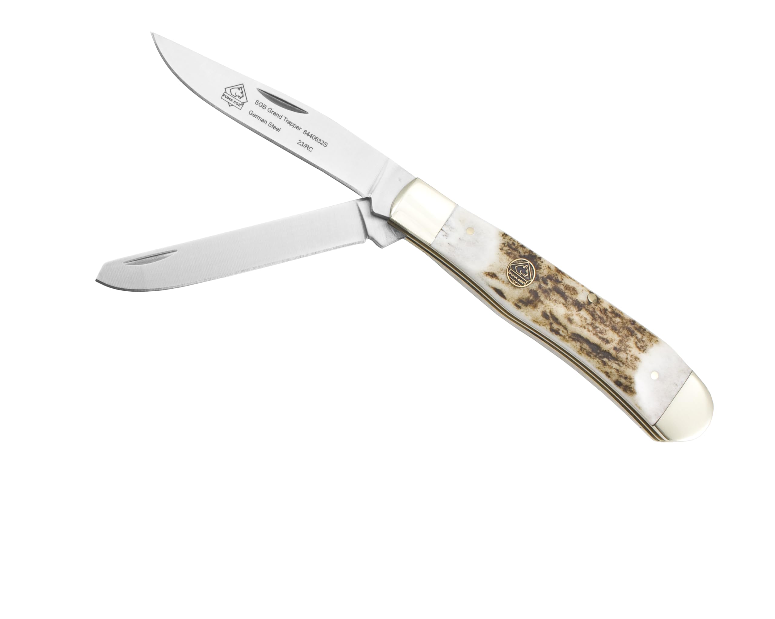 Puma SGB Grand Trapper Staghorn Folding Hunting Knife