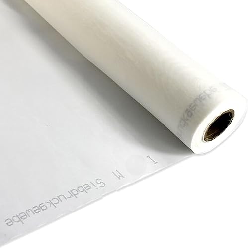 WYDDDARY Malla de malla de pantalla de seda de 1 yarda Malla 120 (48T) Tela de malla de impresión blanca 50 pulgadas de ancho de serigrafía