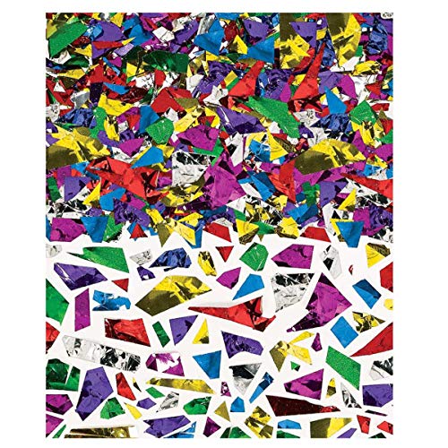 Amscan | Artigos de festa | Confetes iridescentes brilhantes | Pacote com 1, Multicor, 1.5 oz.