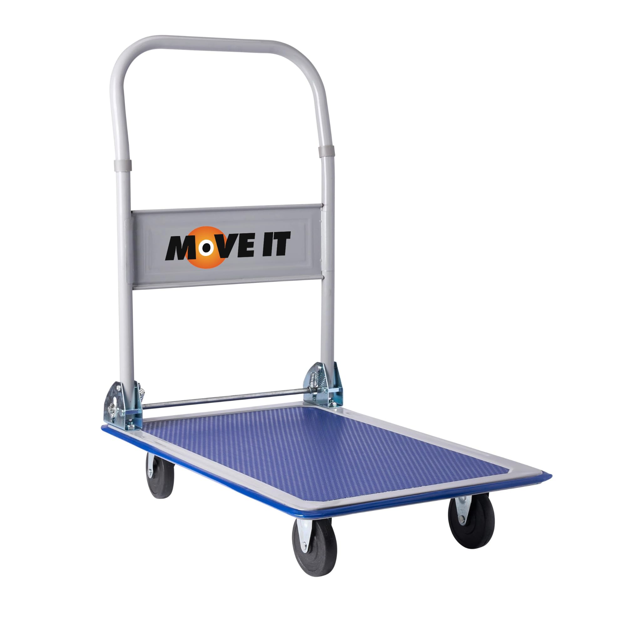 Move-It 150kg Folding Platform Trolley, Blue Hand Sack Truck
