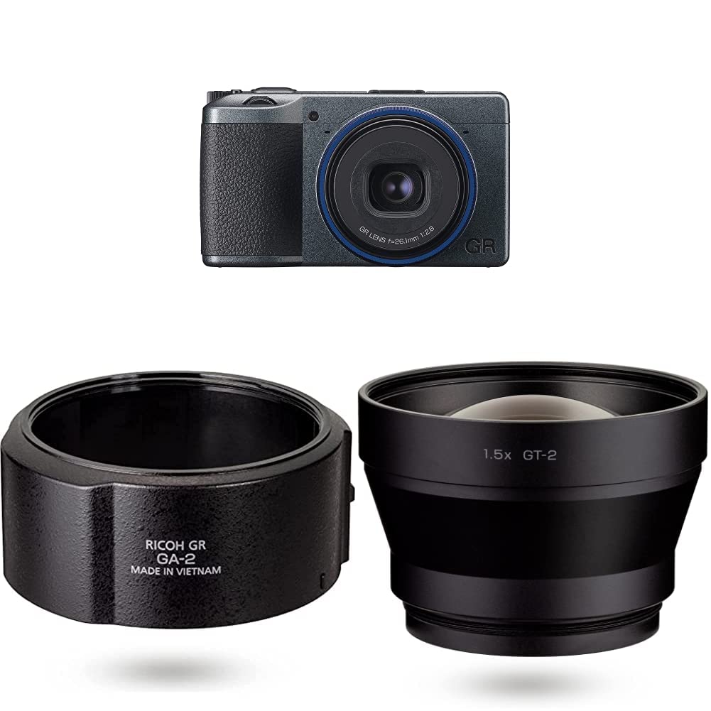 Ricoh GR IIIx Urban Edition with RICOCH Lens Adapter and Ricoh Teleconversion Lens GT-2