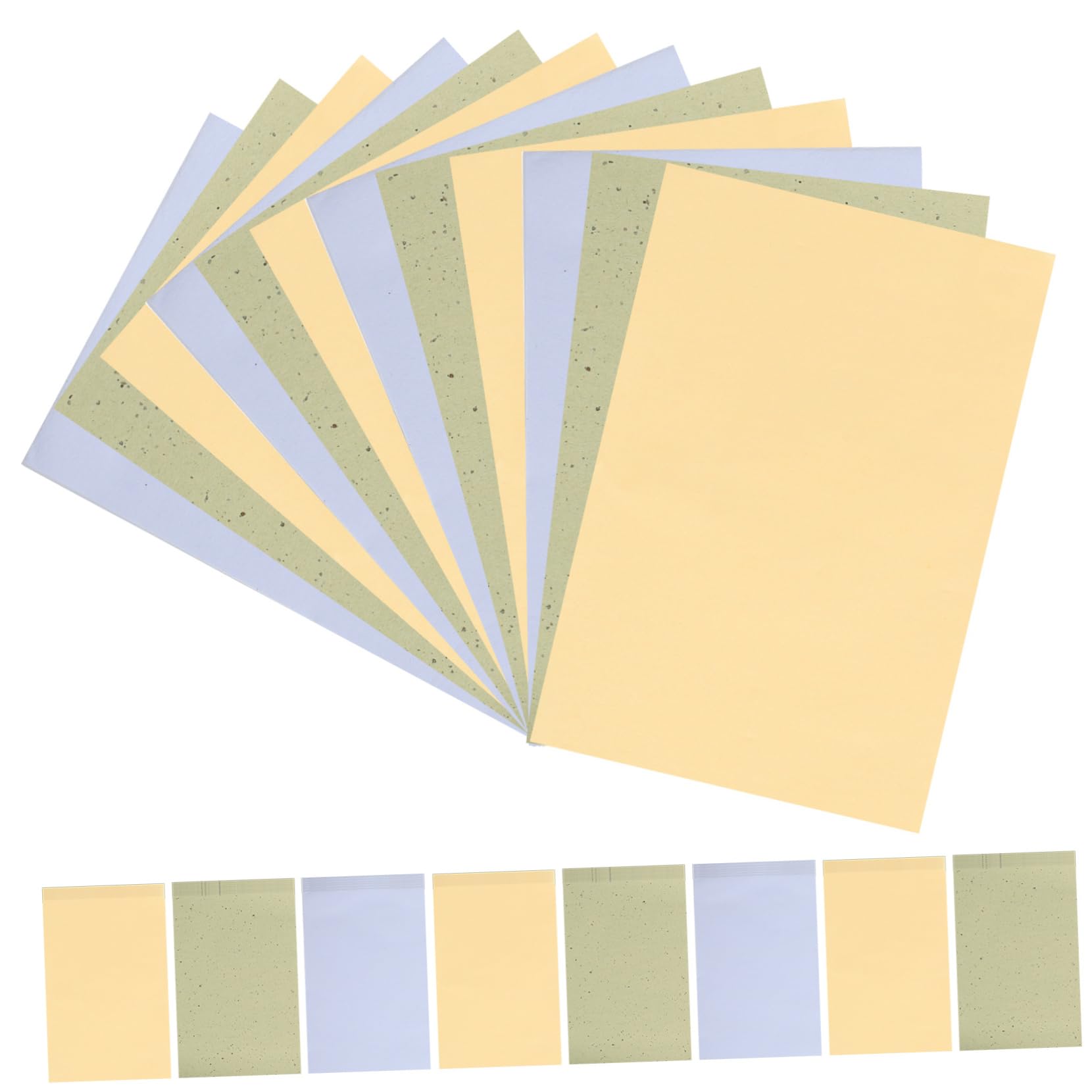 FOMIYES 300pcs Face Oil Control Papers Oily Skin Products Mixed Style Simple Fresh Design Lightweight Portable Makeup Supplies