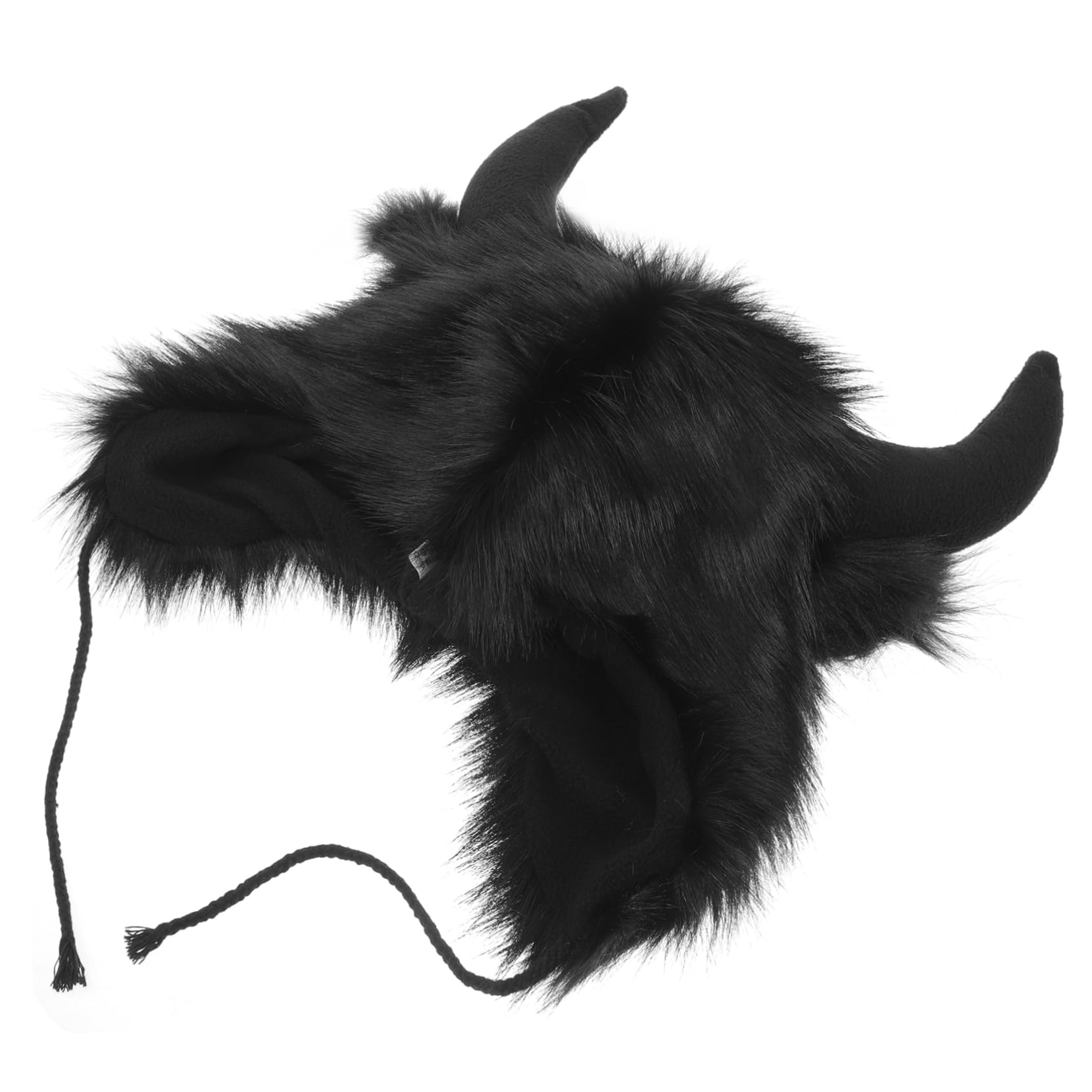 Homoyoyo Tapa Del Oído De Bocina Fiesta Divertido Sombrero Con Orejas De Animales Gorro De Disfraz De Animal Sombreros De Disfraces De Animales Sombrero De La Novedad Felpa Negro