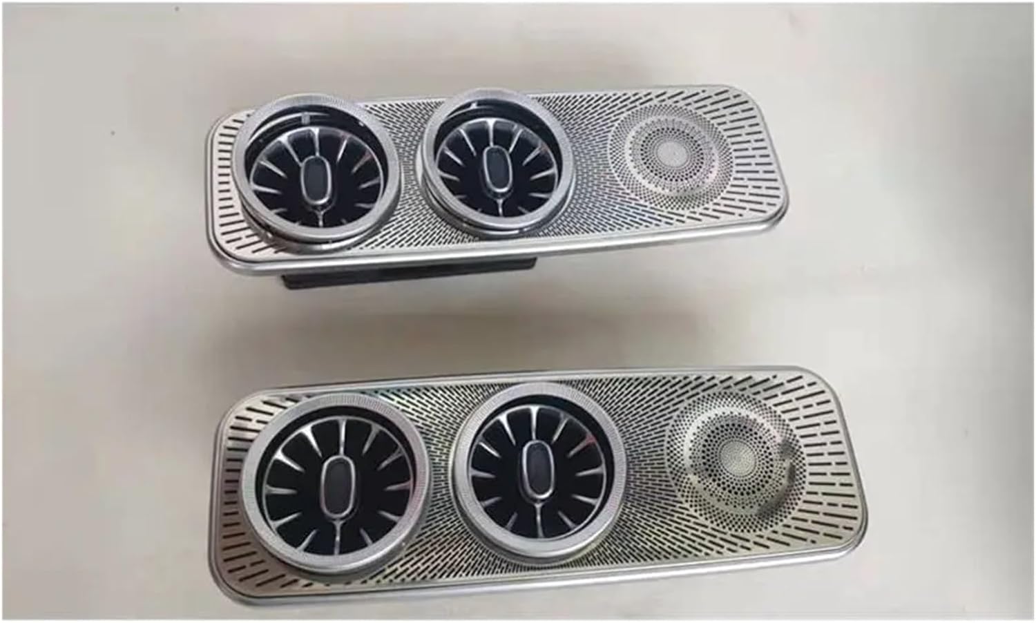 Car Interior Roof Turbo Vent LED Atmosphere Lamp Air Outlet Cover Trim Compatible for Mercedes V-Class W447 Vito V260 V250 2014-2023