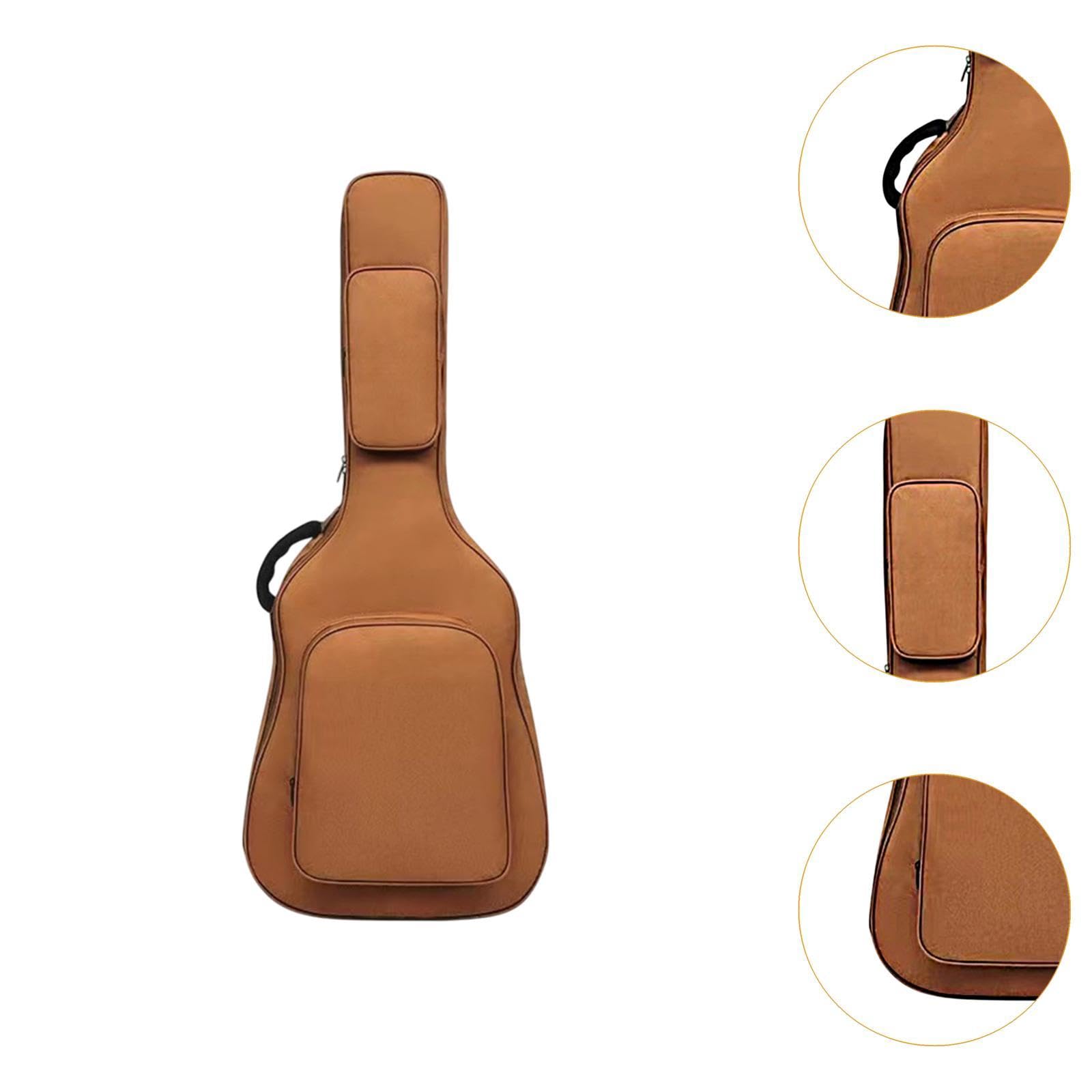 Housse pour Guitare Acoustique 40/41 Pouces avec Poignée de Transport et Grande Poche