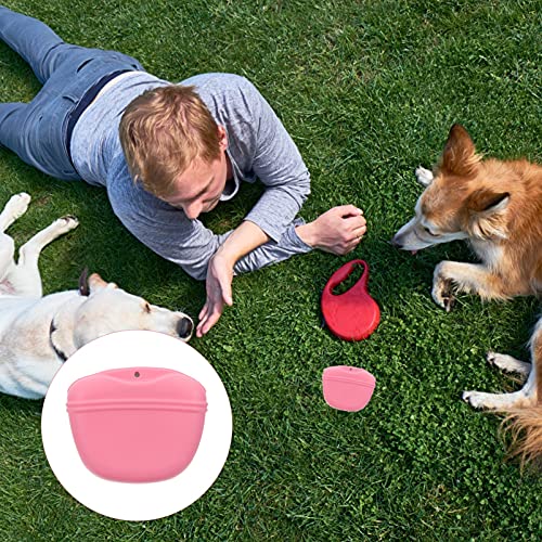 VILLCASE Bolsa De Silicone Para Cães Bolsa De Cintura Para Cachorros Pequena Bolsa De Treinamento Po