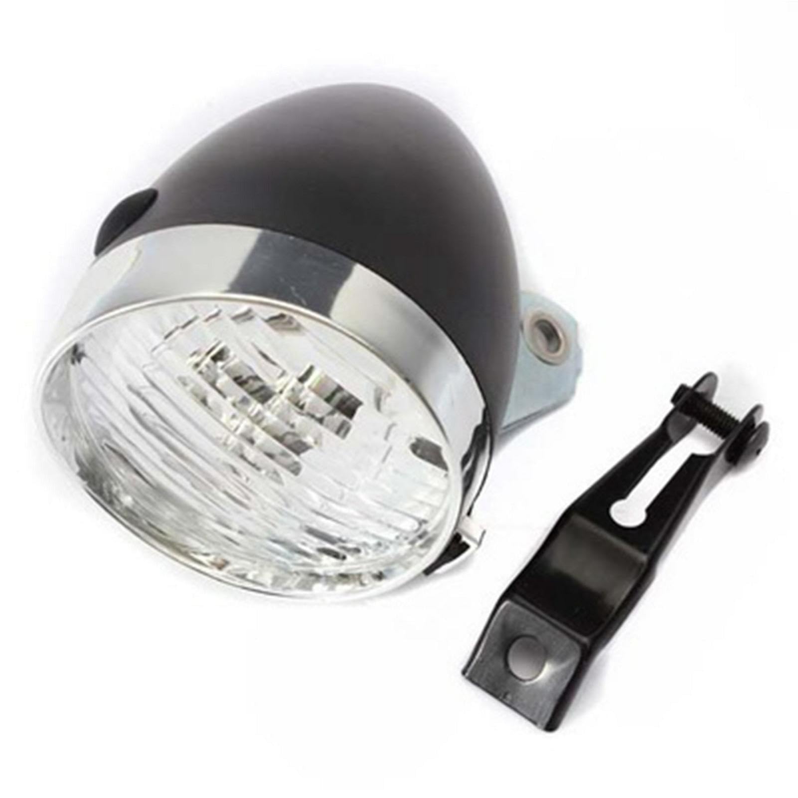 Bicycle Vintage Light, 3 LED Vintage Retro Bicycle Front Light Lamp, Night Riding Safety Cycling Flashlight Front Head Bike Lamp with Mounting Bracket