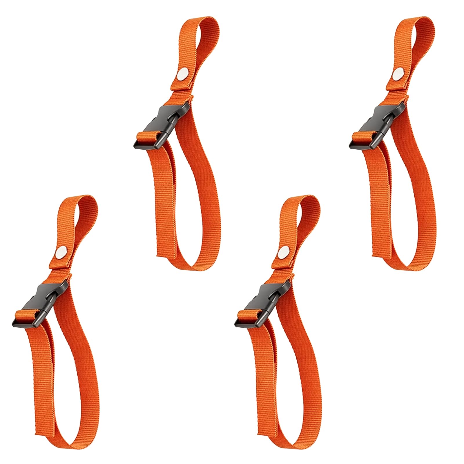 4 Pcs Boat Fender Line Holder, Adjustable Boat Rope Holders 43cm Boat Fender Straps Storage Sailboat Accessories, Fits Rails up to 2", UP to 20LB Load,FIt for Ropes,Cords,Dock Lines,Mooring Lines