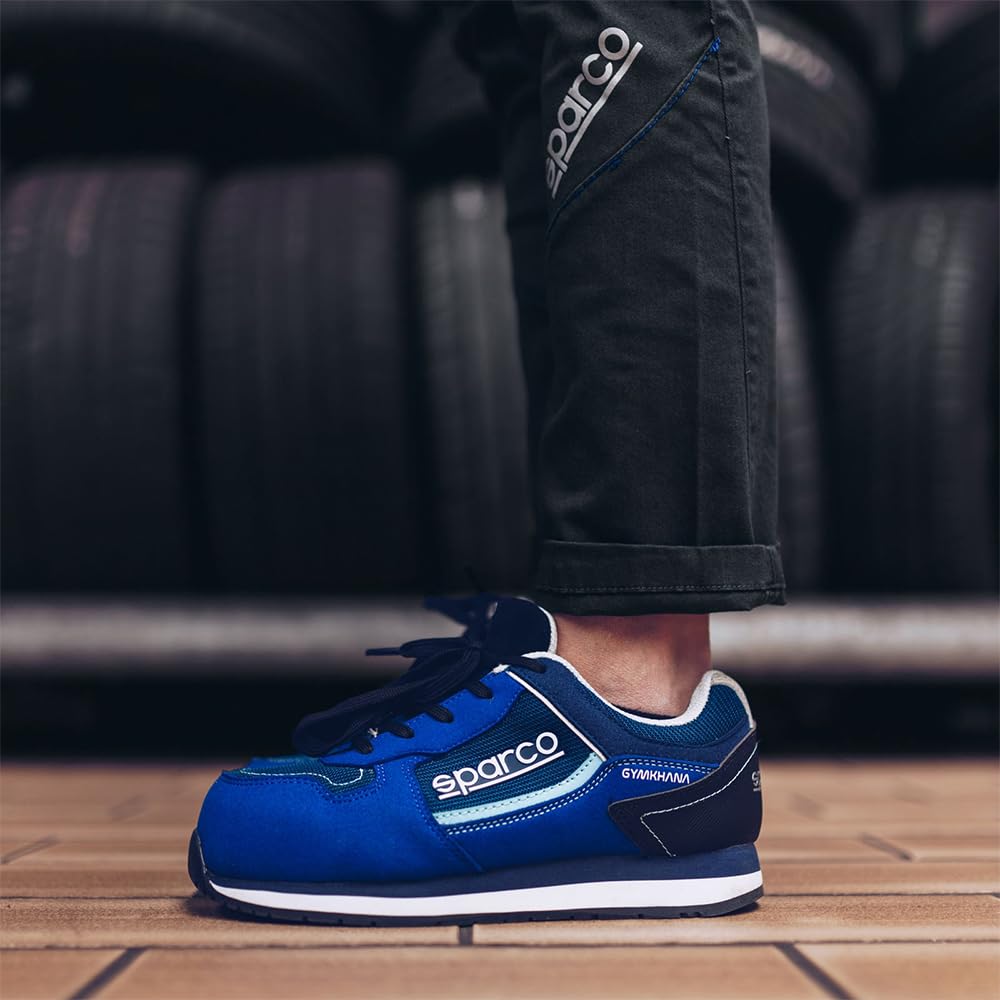 Sparco - Gymkhana Lando - Calzatura di Sicurezza S1P-SRC - Stile Sneakers - Scarpe Antinfortunistiche Leggere - Metal Free con Puntale in Composito e Suola Antiscivolo​ - 46 EU