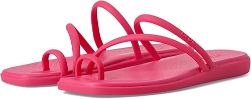 Crocs Miami Toe Loop Sandal, Sandalias Mujer, Dragon Fruit, 39/40 EU