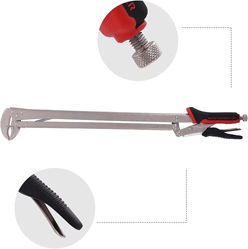 Miniatura 4 de Monster&Master - Alicates extendidos de 18 pulgadas, una punta y una esquina de 90 grados, 2 piezas, MM-EP-002x2