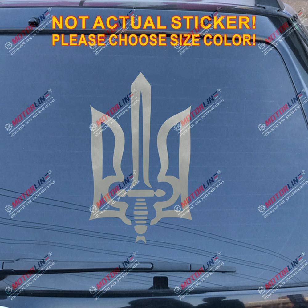 Lot de 2 autocollants en résine pour voiture Ukraine avec drapeau Lot de 2 autocollants en résine pour voiture Ukraine avec drapeau