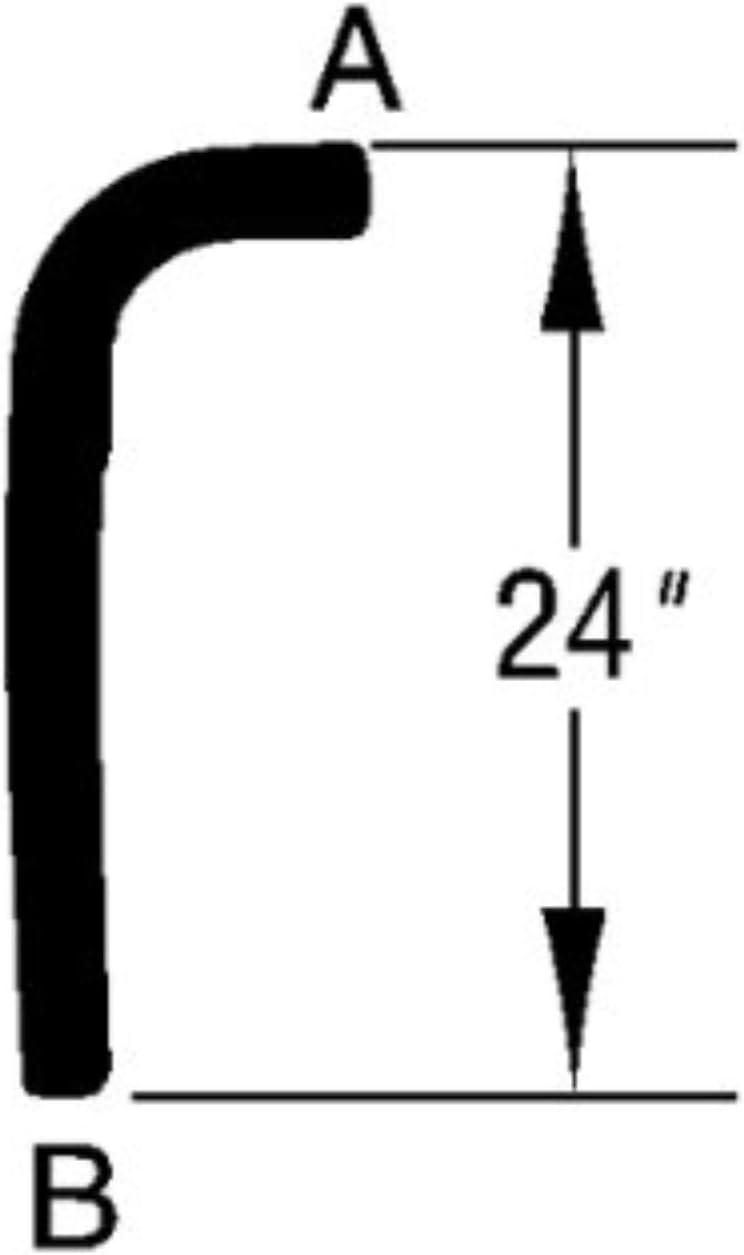 Dayco 80414 Molded Coolant Hose, Black