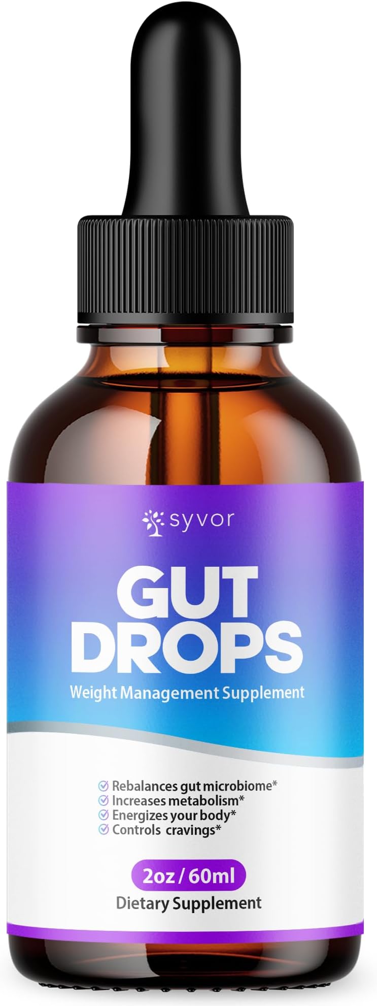 Gut Drops, Official Gut Drops Liquid Supplement Advanced All Natural Vitamin Formula, GutDrop Maximum Strength Biome Support for Health Energy and Wellness Support for Men and Women (30 Servings)
