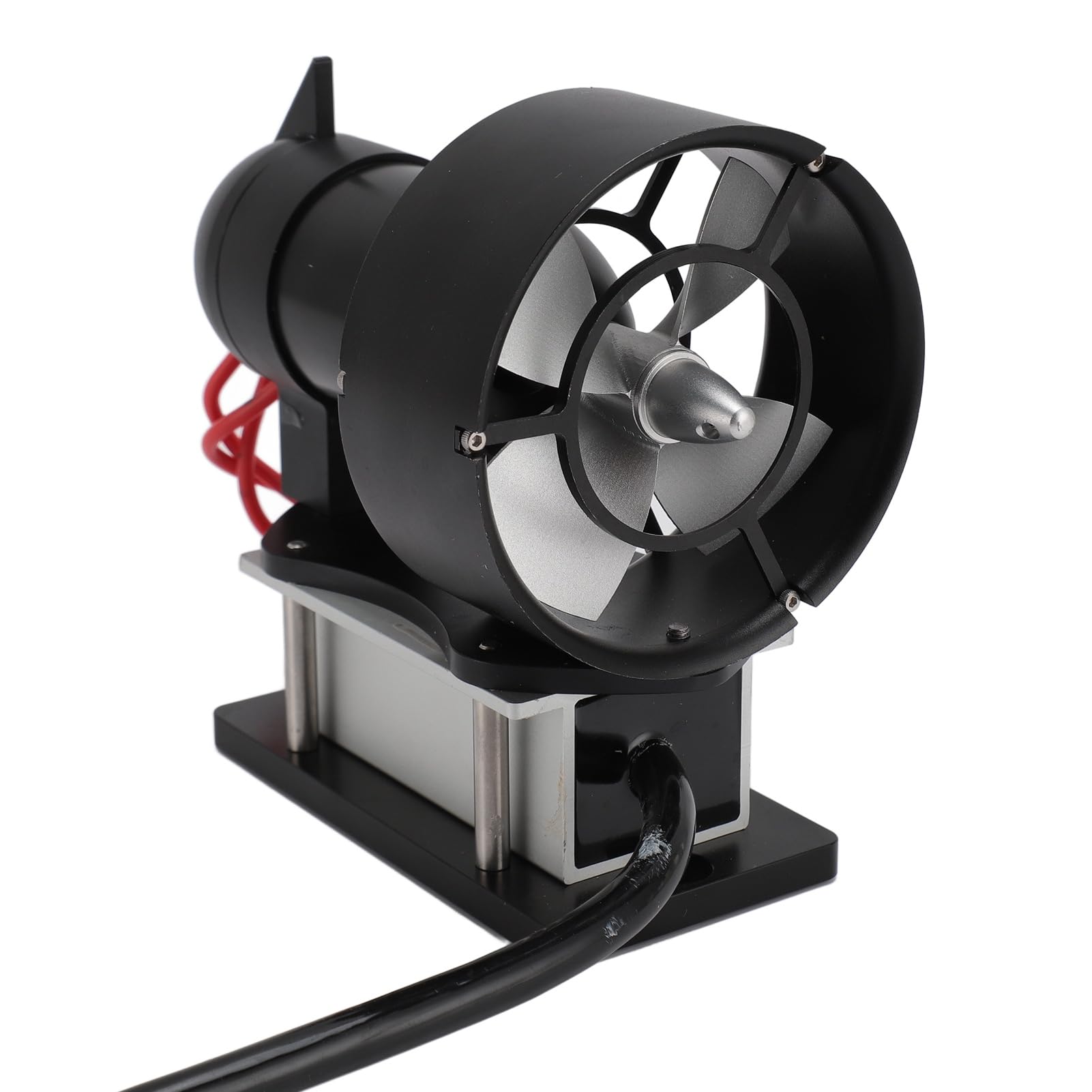 Tbest Underwater Thruster, Brushless Motor, Aluminum Alloy Construction, ROV Motor, 4 Blades, Lightweight Design, 12-25.2V, CCW for Underwater Robots, ROV, Subsea Exploration, Underwater Drone