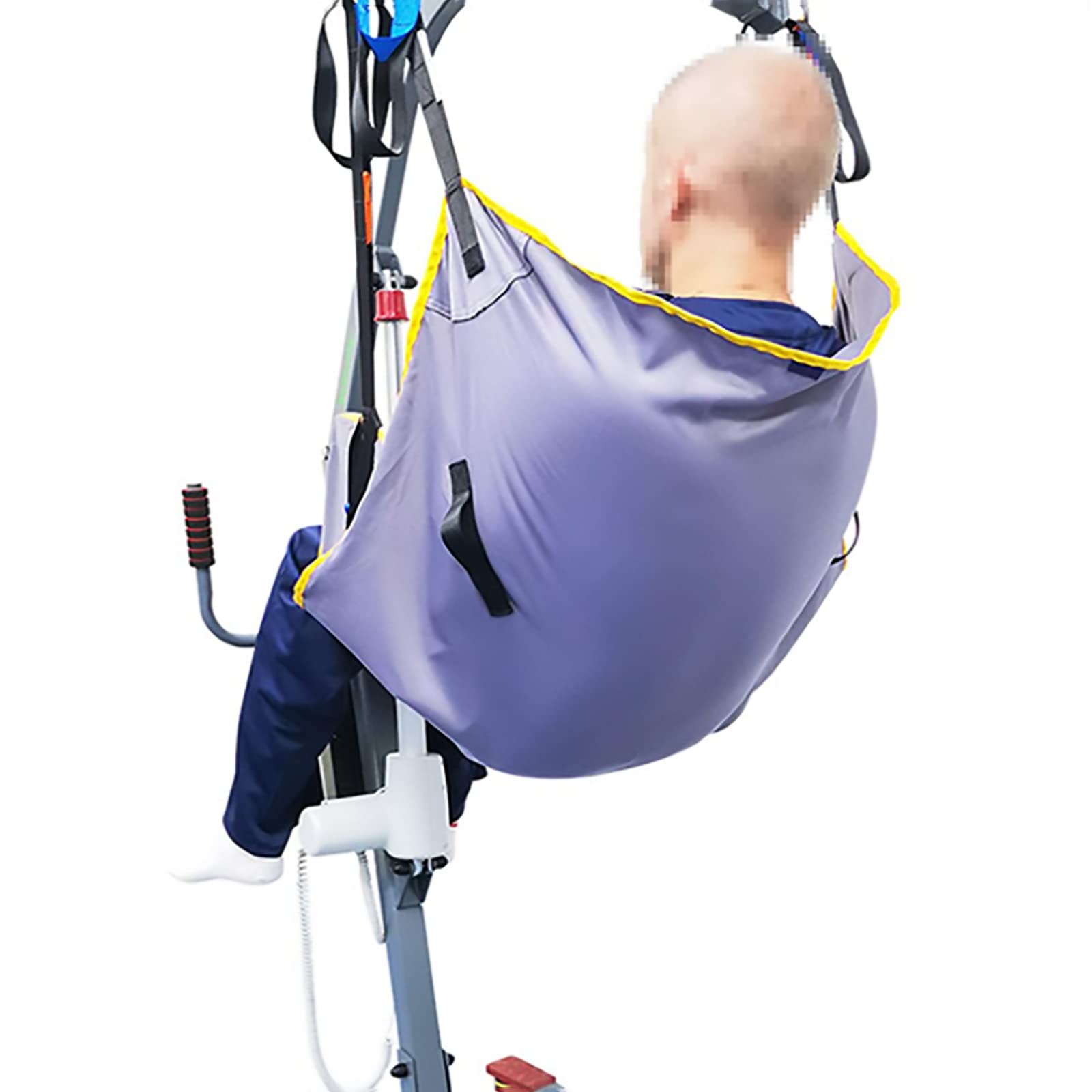 Eslinga para Inodoro, grúa de Correa de Transferencia médica de elevación para enfermería bariátrica Ancianos discapacitados de Cuerpo Completo y postrados en Cama