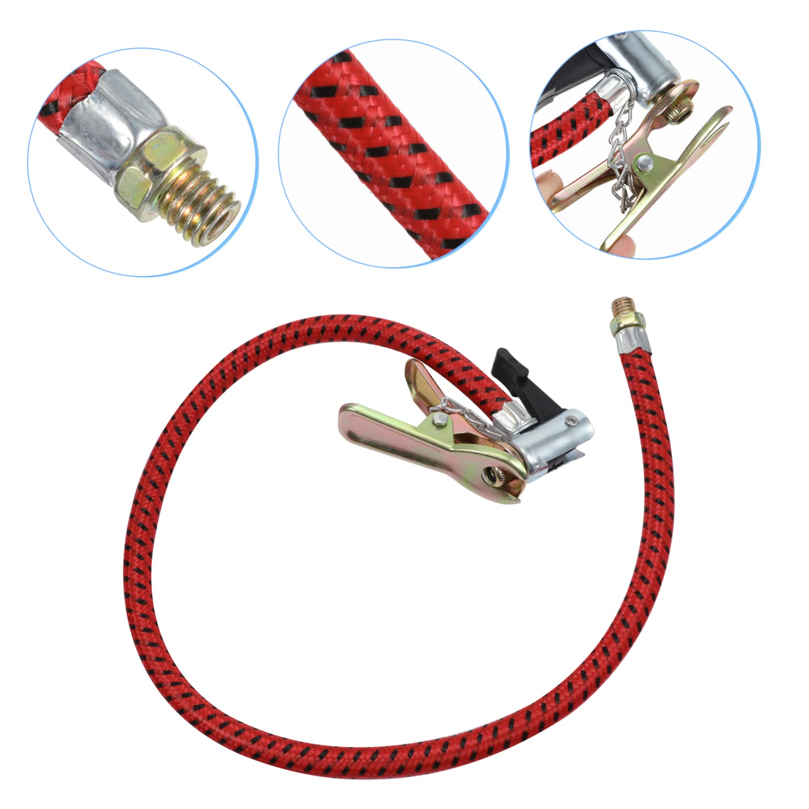 ersatzschlauch fahrradpumpe Toddmomy 2stücke Luftpumpe Reifenpump Aufblasbare Verlängerung Rohre Luftspannfutter Flexibles Schlauchclip-Design : racing Bosch PNEO elektrische Fahrradpumpe Color:Azurblau flexibel und einfach zu