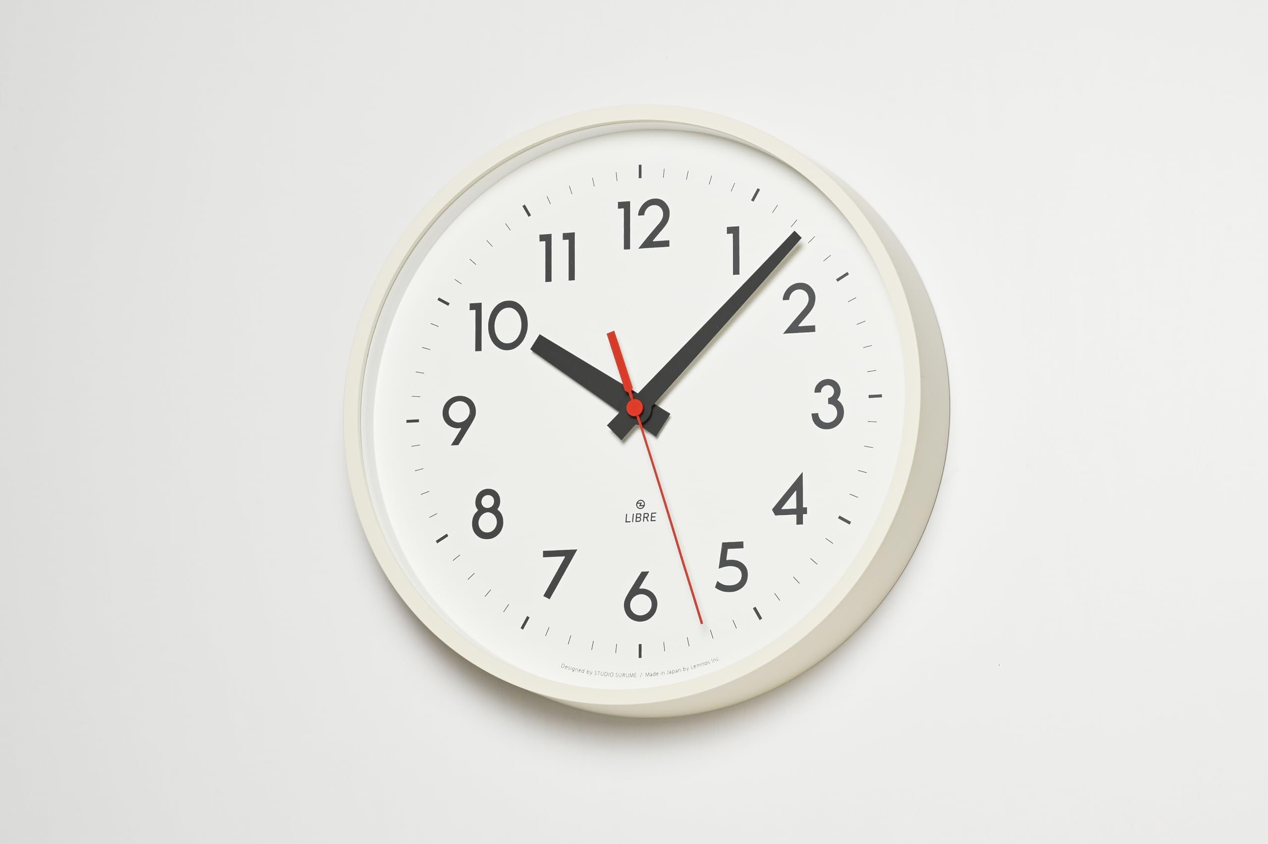 Amazon.co.jp: レムノス Lemnos 掛け時計 LIBRE CLOCK リブレ クロック