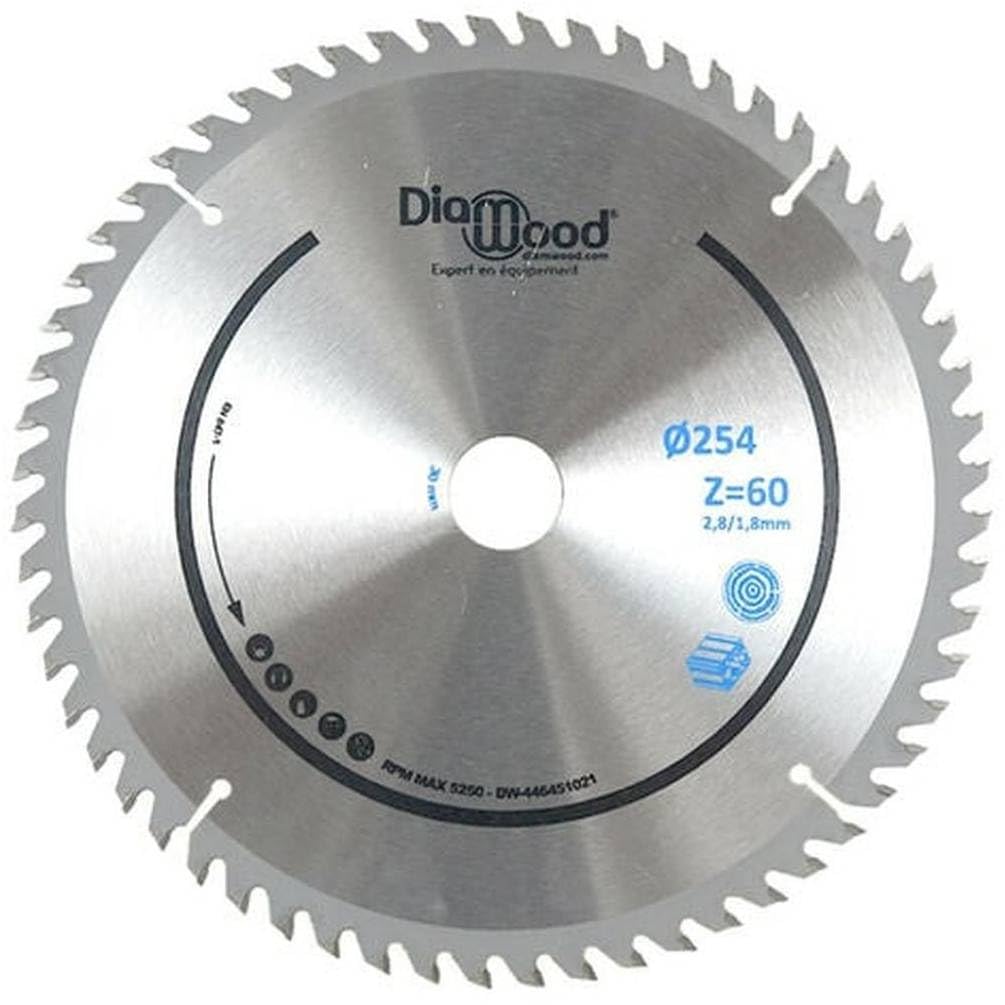 D-Work - Lama per sega circolare in metallo duro, 400 x 30 x 3,4 mm, 48 denti, precisione e durata,