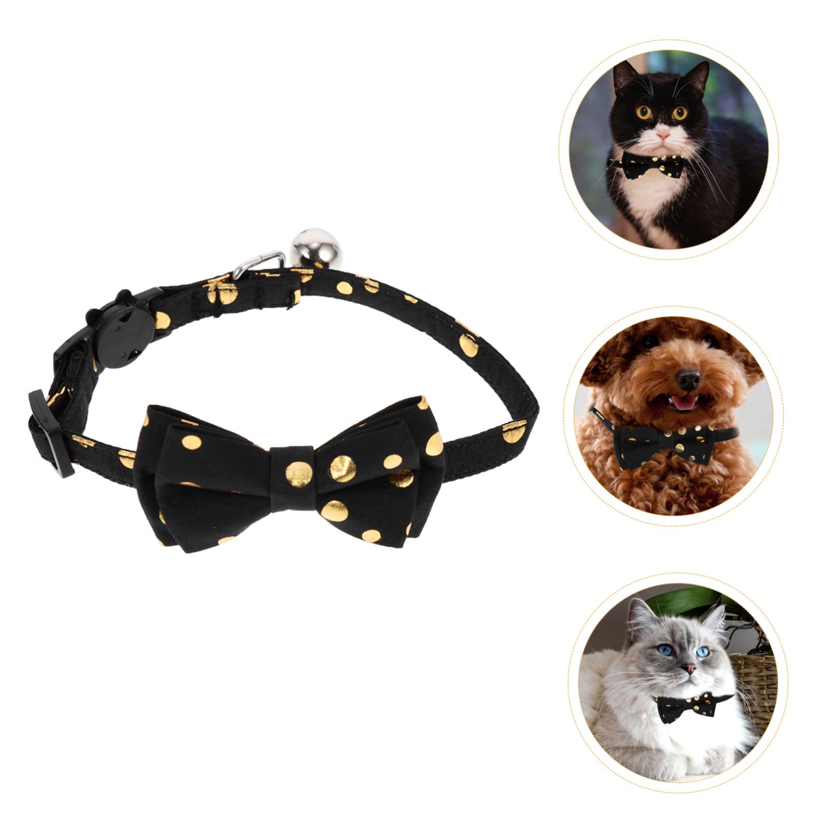 minkissy 4stücke Liebes Katzenhalsband Mit Abnehmbarem Schleifen-Design Waschbar Und Sicher Für Katzen Für Partys Und Festliche Anlässe Mit Glöckchen Für Zusätzlichen Spaß