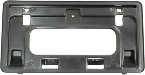 Miniatura 5 de DAT AUTO PARTS Soporte de placa de matrícula de parachoques delantero de repuesto para Honda Civic Sedan híbrido plástico texturizado negro