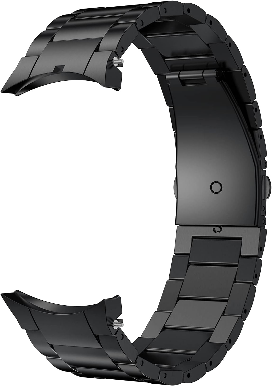 LDFASCompatible for Samsung Galaxy Watch 7/6 Classic 47mm 43mm/5 Pro 45mm Bands, No Gaps 20mm Stainless Steel Metal Watch Strap Compatible for Samsung Galaxy Watch 6/5/4 40mm/44mm Bands