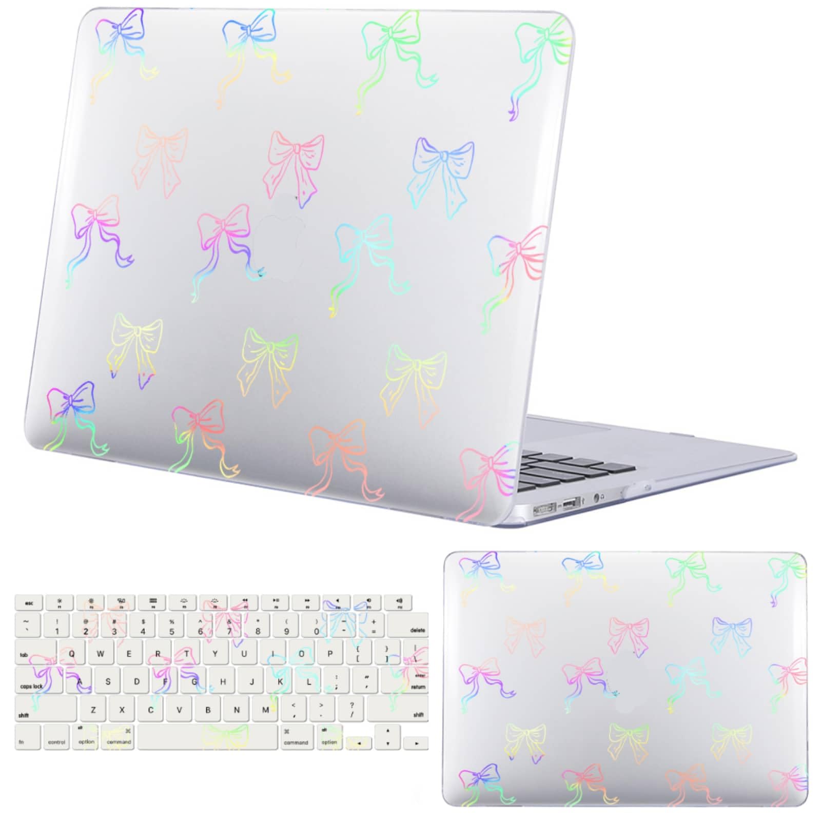 Carcasa MacBook Neo 13 A3404 para estudiantes y cafeterías con protector teclado de lazo 8