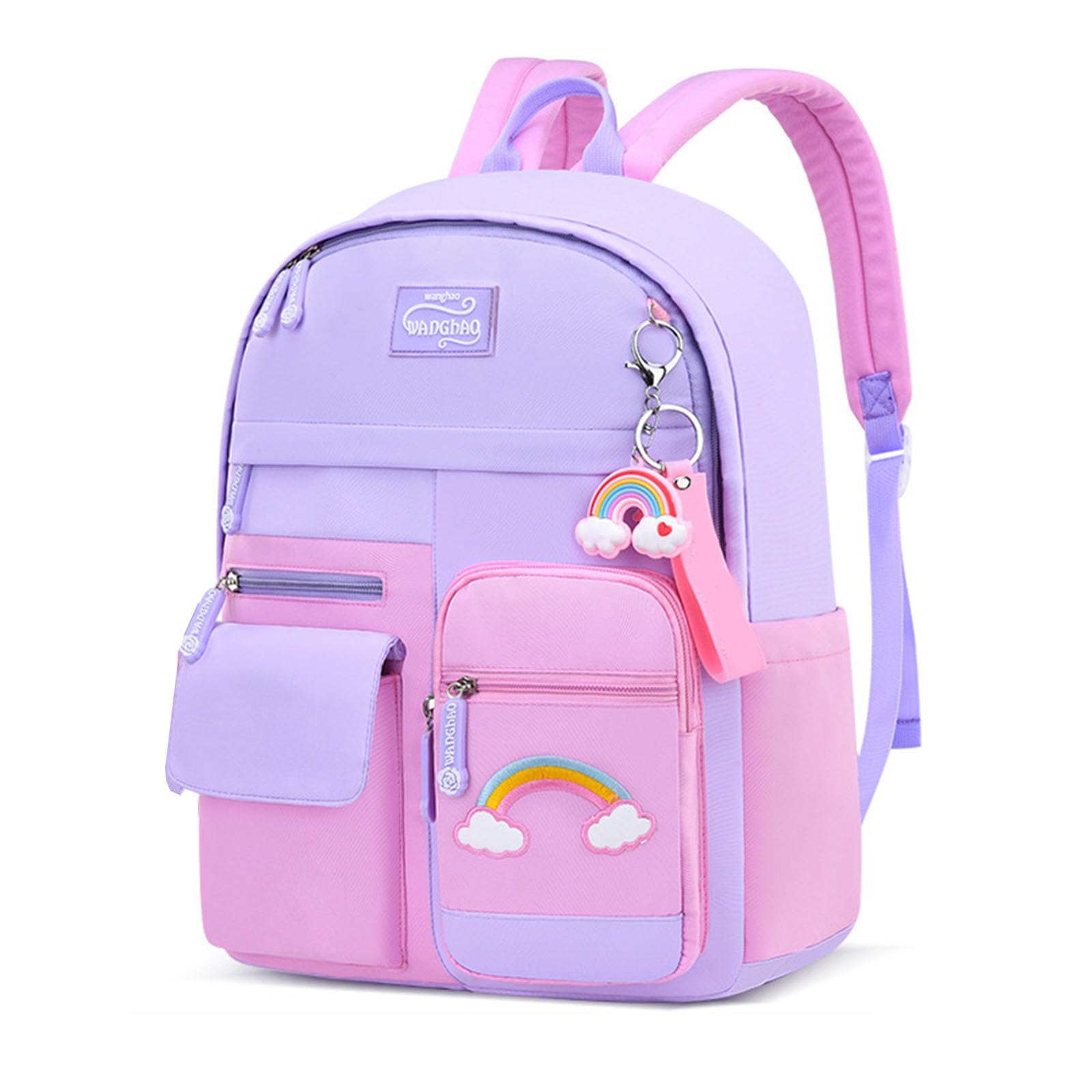 Mochila escolar para niños y niñas de nailon impermeable 7