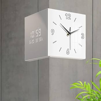 中央クロック FOOKYOU | Irregular Cement Clock | 置き時計 コンクリート