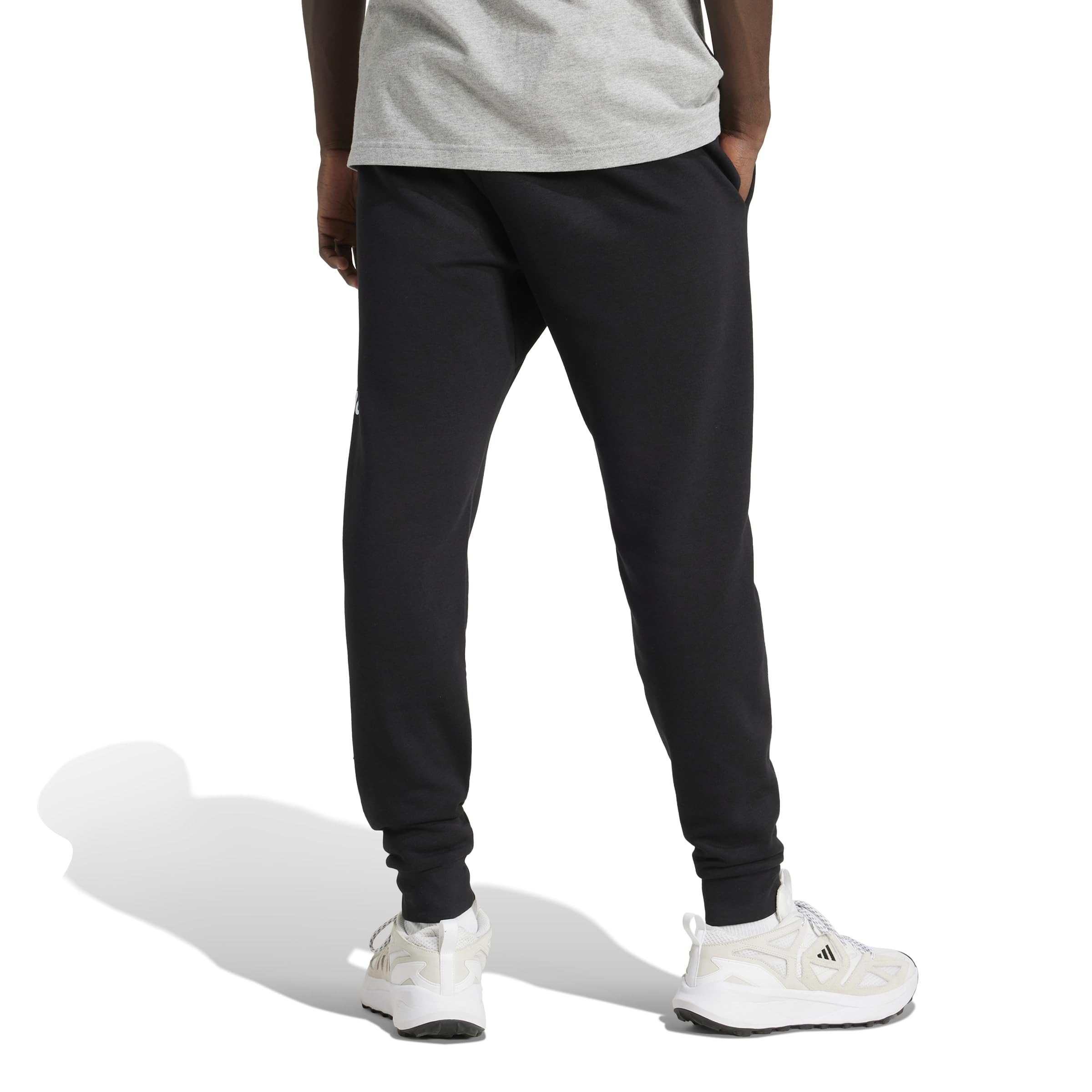 adidas Uomo Essentials Linear Fleece Pant Cuffed