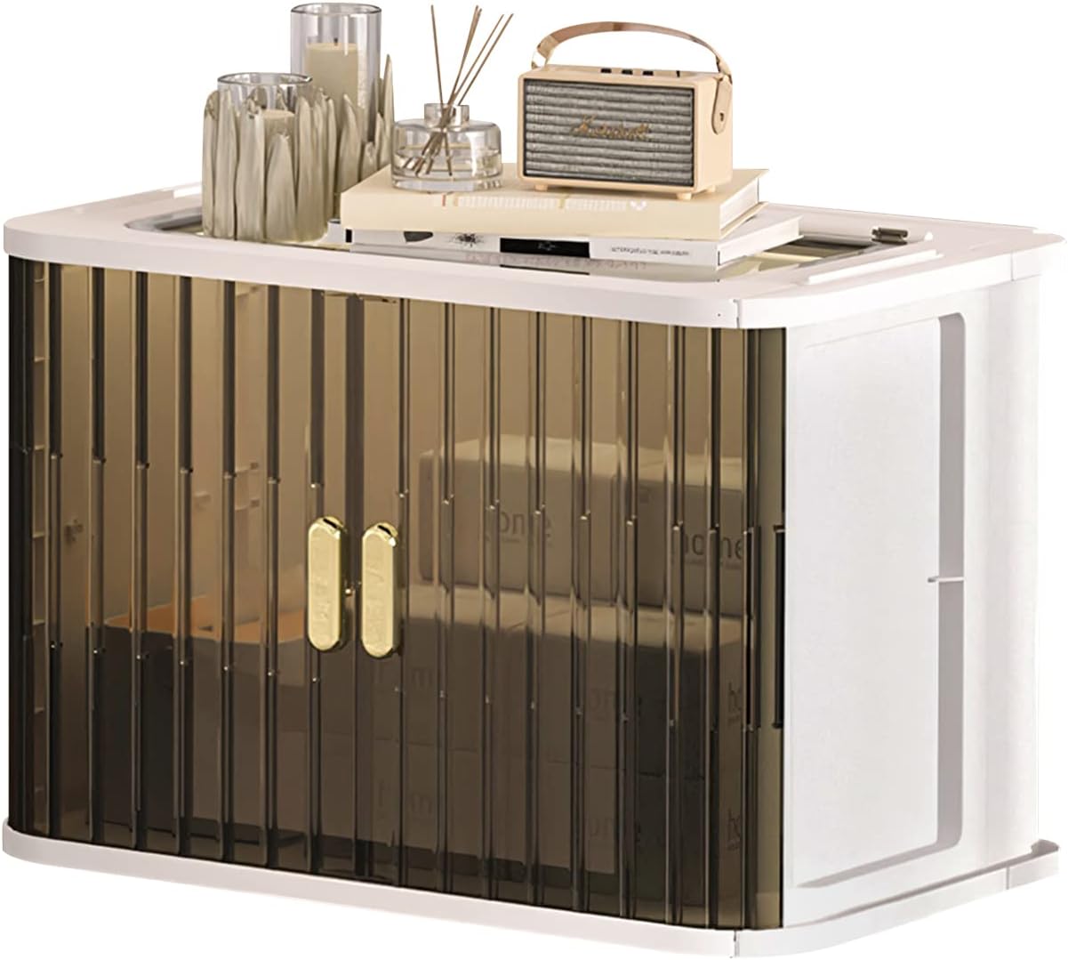 3 Boîtes De Rangement Transparentes 43L Really Useful Box - Couvercle Manquant, Empilables, Pour Garage/Cave